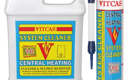 Preparation for cleaning central heating systems